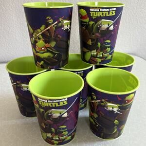Nickelodeon Teenage Mutant Ninja Turtles Plastic Party Cups Reusable Tumbler (7)